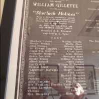 Gillette Castle 10 - original playbill