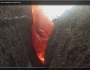 Unique perspective: GoPro films inside lava flow…