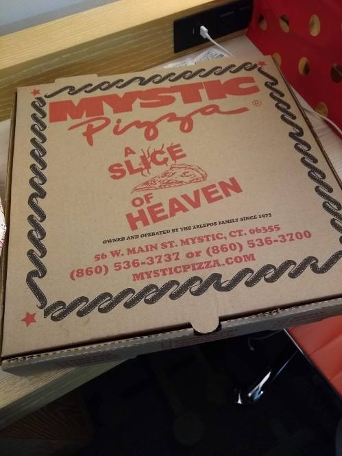 Mystic Pizza box cover